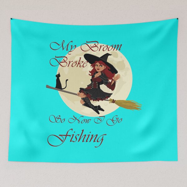 Item preview, My Broom Broke so now i go fishing designed and sold by amrmab.