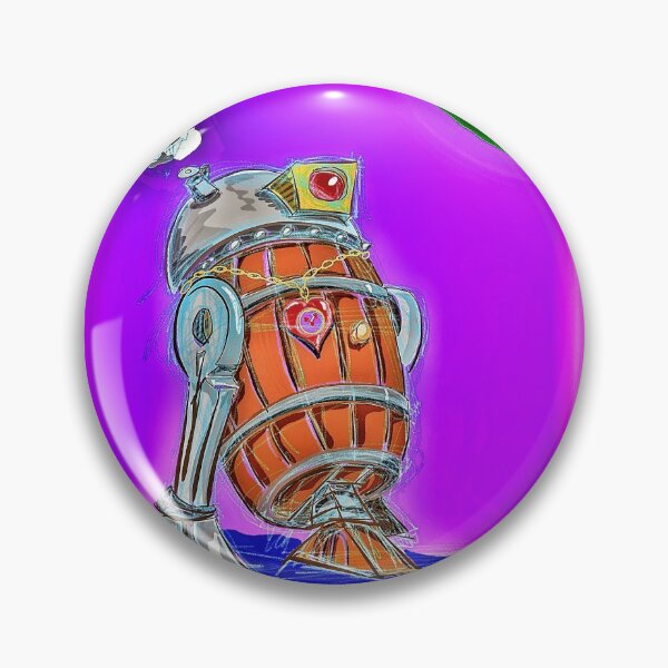 Item preview, Tin-man droid with a heart designed and sold by KidKenner.
