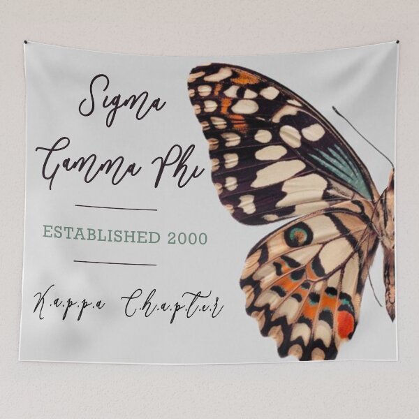 Item preview, Sigma gamma phi sgphi thusa half butterfly fredonia  designed and sold by briellescozz.