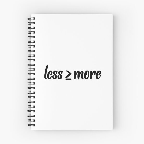 Item preview, less is more designed and sold by PixelCookieDsgn.