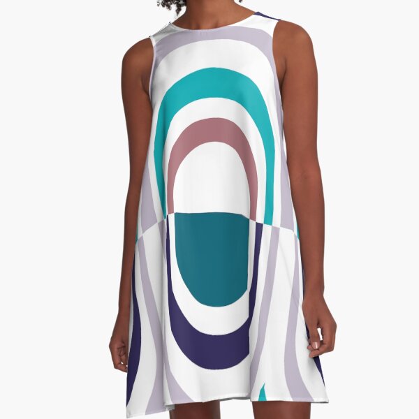 Feather A-Line Dress