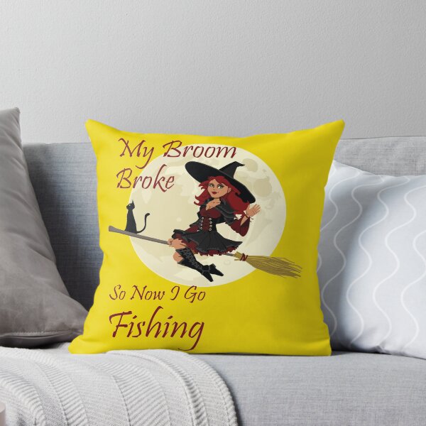 Item preview, My Broom Broke so now i go fishing designed and sold by amrmab.