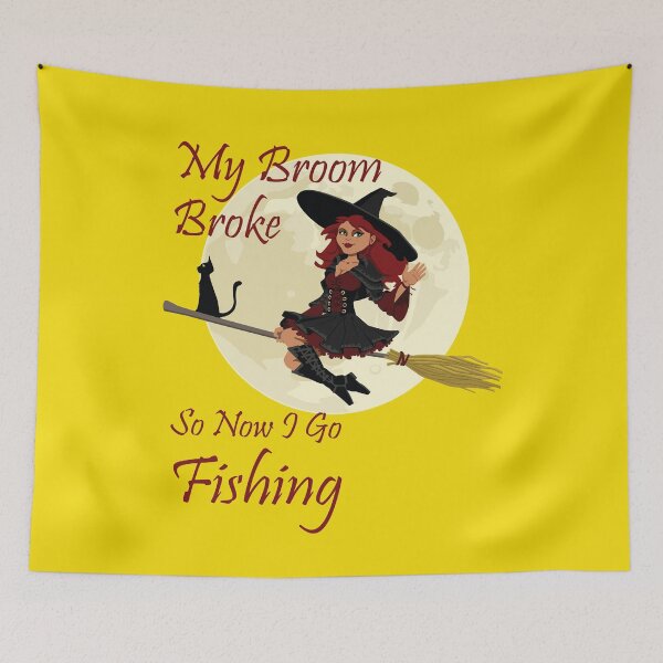 Item preview, My Broom Broke so now i go fishing designed and sold by amrmab.