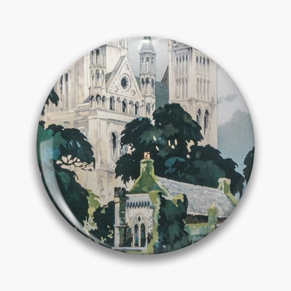 Item preview, Peterborough retro poster designed and sold by CorasPosters.