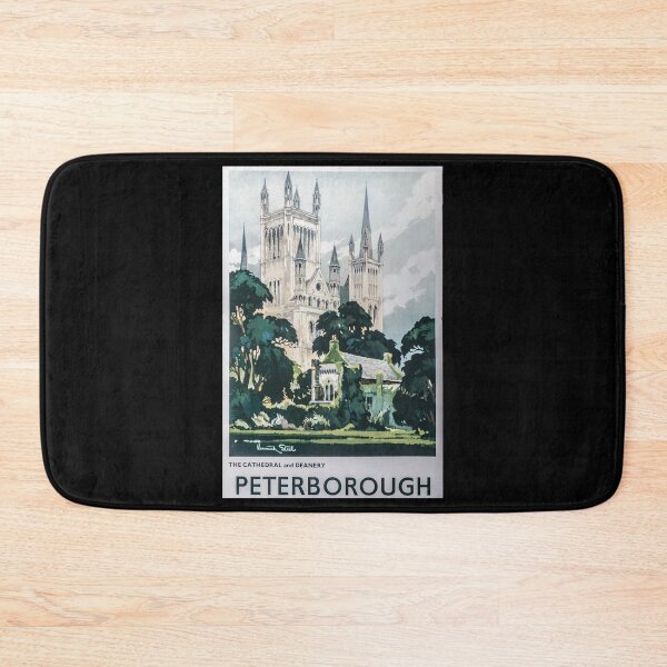Item preview, Peterborough retro poster designed and sold by CorasPosters.