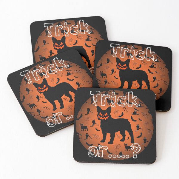 Item preview, Trick or Treat, Halloween French Bulldog, Frenchie Halloween designed and sold by FunShirtDesigns.