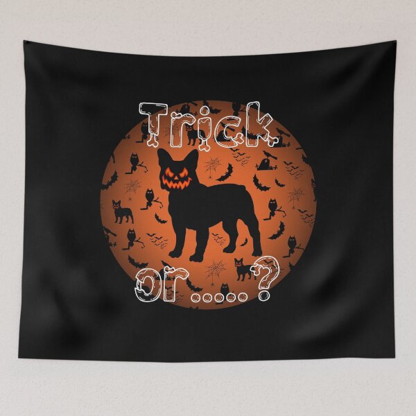 Item preview, Trick or Treat, Halloween French Bulldog, Frenchie Halloween designed and sold by FunShirtDesigns.