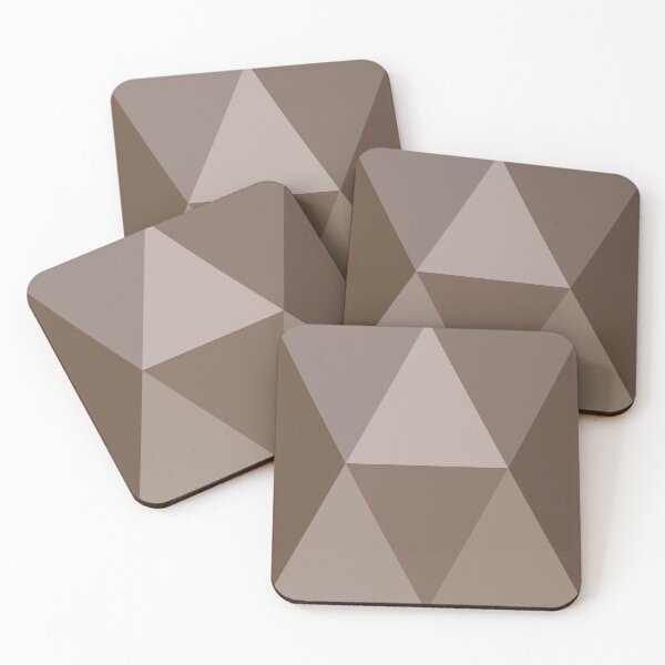 Item preview, Brown triangles. Brown geometric designed and sold by Latte Design.