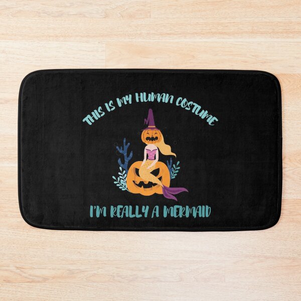 Item preview, This is my humain costume I'm really a mermaid funny halloween shirt  designed and sold by Tshirty10.