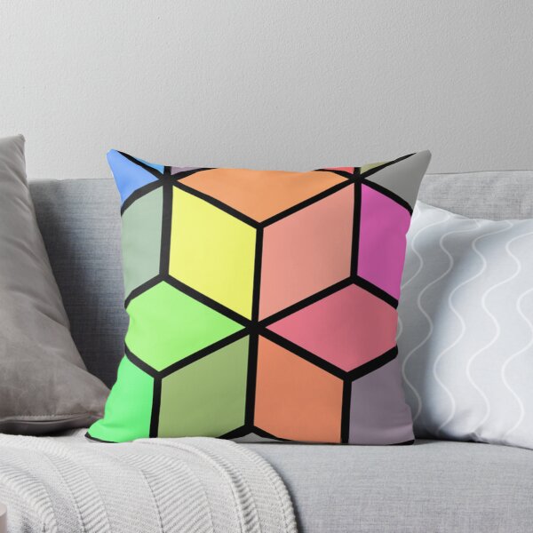 Item preview, 3D Cubes Steps Squares Qbert Abstract Pop Art 1960s designed and sold by Draculaura2009.