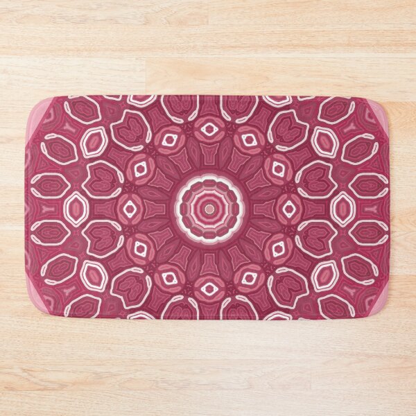 Artikelvorschau, Mandala Madness-Cerise-Boho Mandala entworfen und verkauft von Annette Chabidon Studio.