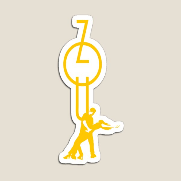lets dance zouk - yellow Magnet