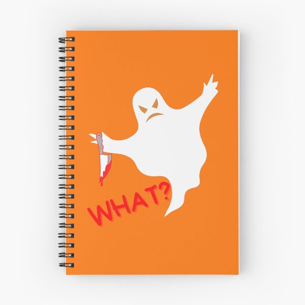 Item preview, Funny Murderous Ghost Holding Knife / Scary Halloween 2022 designed and sold by olegarh.