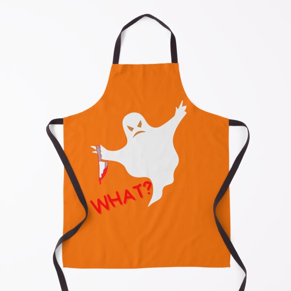 Item preview, Funny Murderous Ghost Holding Knife / Scary Halloween 2022 designed and sold by olegarh.