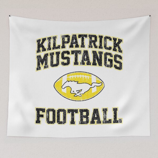 Artikelvorschau, Kilpatrick Mustangs Fußball (Variante) entworfen und verkauft von huckblade.