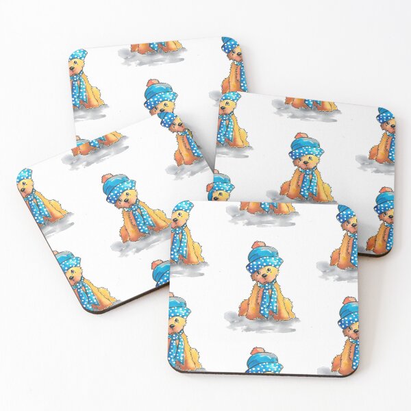 Item preview, Winter golden retriever designed and sold by WiMGcreative.