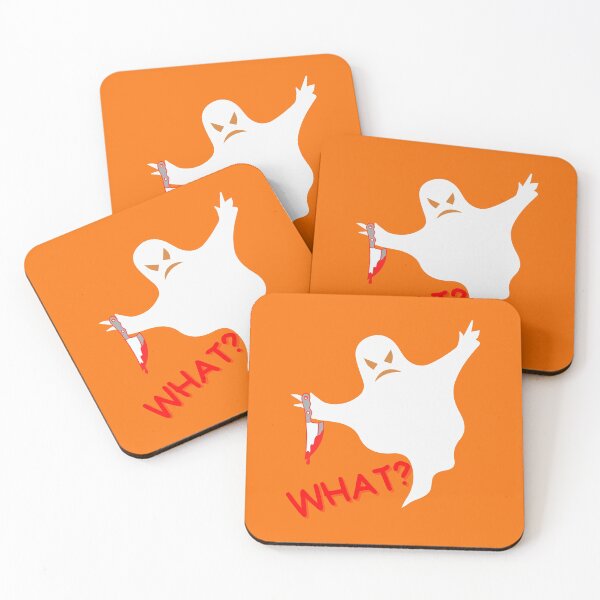 Item preview, Funny Murderous Ghost Holding Knife / Scary Halloween 2022 designed and sold by olegarh.