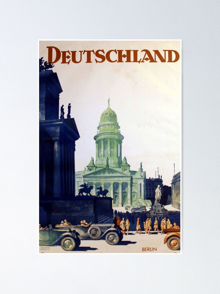 Deutschland Retro 90s Poster