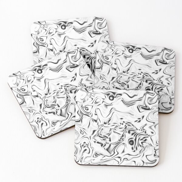 Item preview, Monochrome liquid shapes designed and sold by Gaspar Avila.