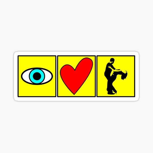 i love dance - pictogram Sticker
