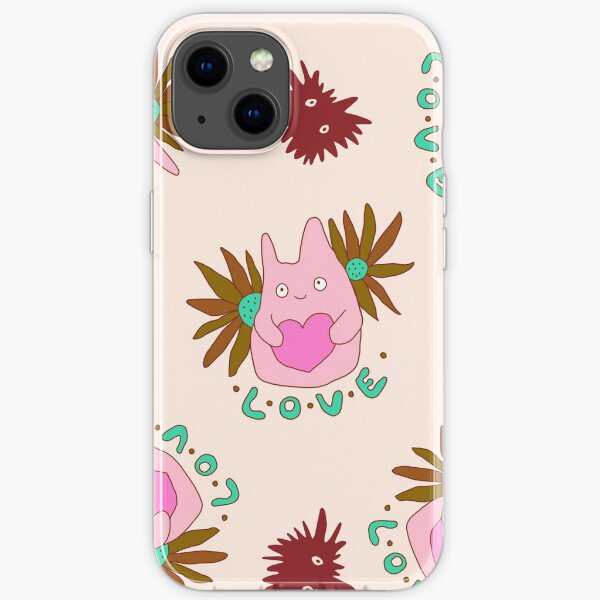 Amour, Esprit de la forêt, Mignon, Fleurs Coque souple iPhone