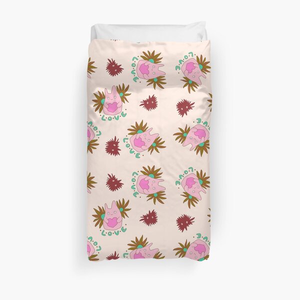 Amour, Esprit de la forêt, Mignon, Fleurs Housse de couette