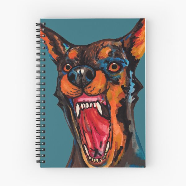 Item preview, Angry watercolor doberman dog designed and sold by susserain.