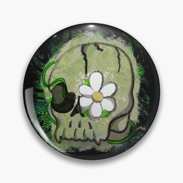Item preview, Flower Skull designed and sold by Cryptic-Charm.
