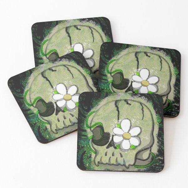 Item preview, Flower Skull designed and sold by Cryptic-Charm.
