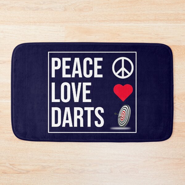Item preview, Peace Love Darts designed and sold by CatArtStore.