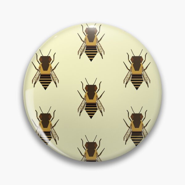 Item preview, Geometric Honey Bee Pattern designed and sold by Caseymakesart.