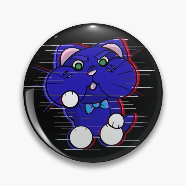 Item preview, Glitching Blue Cat designed and sold by Cryptic-Charm.