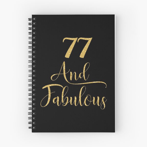 Item preview, Women 77 Years Old And Fabulous 77th Birthday Party graphic designed and sold by Grabitees.