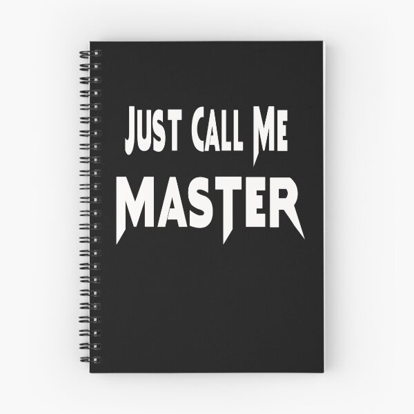 Item preview, Just Call Me Master designed and sold by PopsTees.