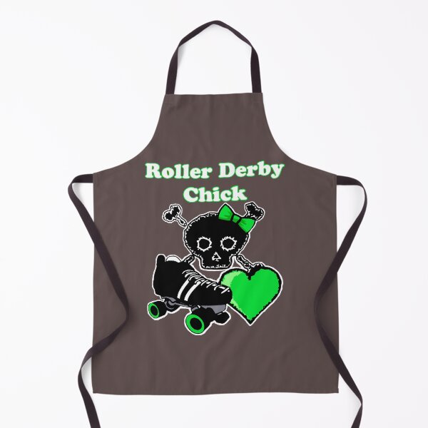 Item preview, Roller Derby Chick (Green) designed and sold by blakcirclegirl.