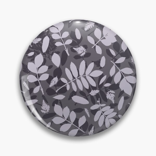 Item preview, Monochrome leaves 18. Wild herbs seamless pattern blue grey shadows. Autumn leaf fall. Wild life.  designed and sold by Yulia Chepurova.