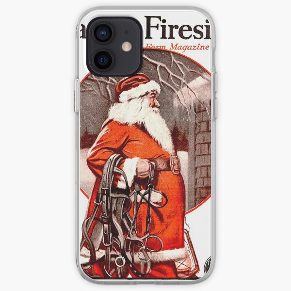 Vintage Santa Farm & Fireside Magazine Cover (1924) iPhone Soft Case