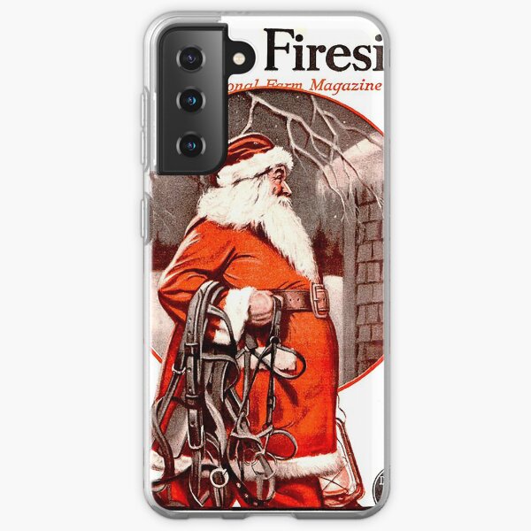 Vintage Santa Farm & Fireside Magazine Cover (1924) Samsung Galaxy Soft Case
