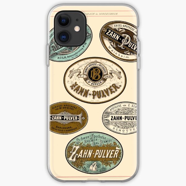Nineteenth Century Apothecary Labels | 01 iPhone Soft Case