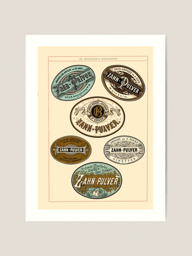 Apothecary Stickers, Antique Pharmacy Art Paper Labels, Printed
