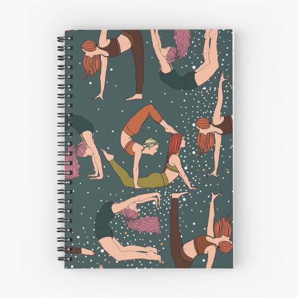 Item preview, Yoga girls pattern. Yoga manuscript designed and sold by sierratruong.