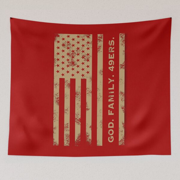 Item preview, God Family 49ers Pro US Flag Dad Gift designed and sold by S4PPHIRE-DES1GN.