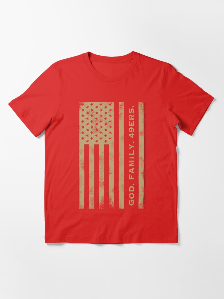 49ers flag tshirt best sale