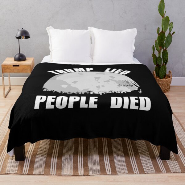 Item preview, Trump Lied, People Died - Corona Virus Anti-Trump designed and sold by Passion Isles.
