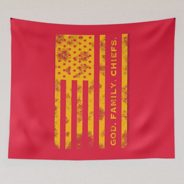 Item preview, God Family Chiefs Pro US Flag Dad Gift designed and sold by S4PPHIRE-DES1GN.