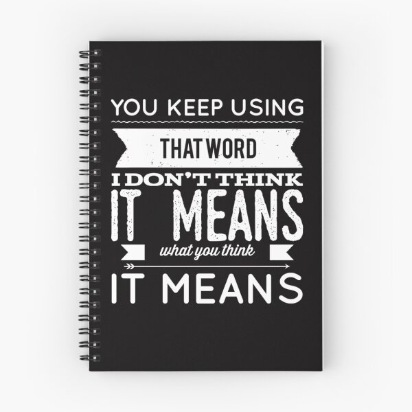 Item preview,  You Keep Using That Word I Dont Think You Know What It Means designed and sold by Elena's Shop.