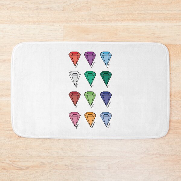 Item preview, Birthstones Month Watercolor Chart designed and sold by murialbezanson.