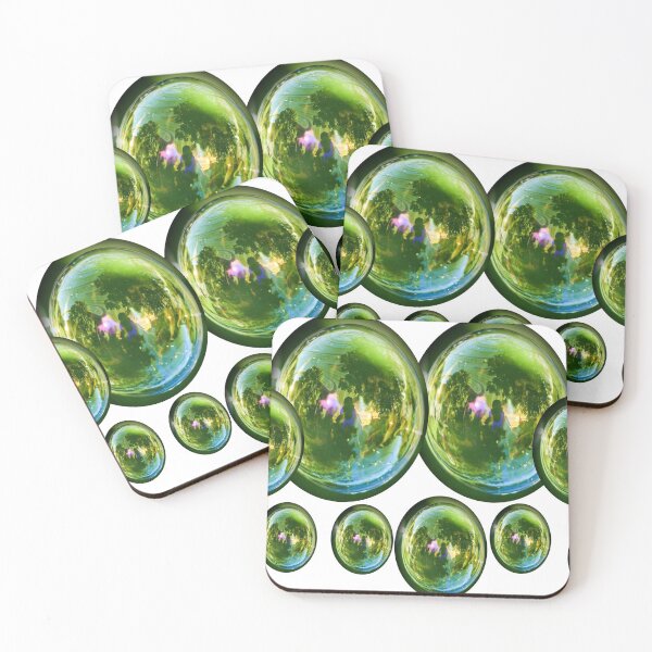Item preview, green bubble water drop designed and sold by Moltotal.