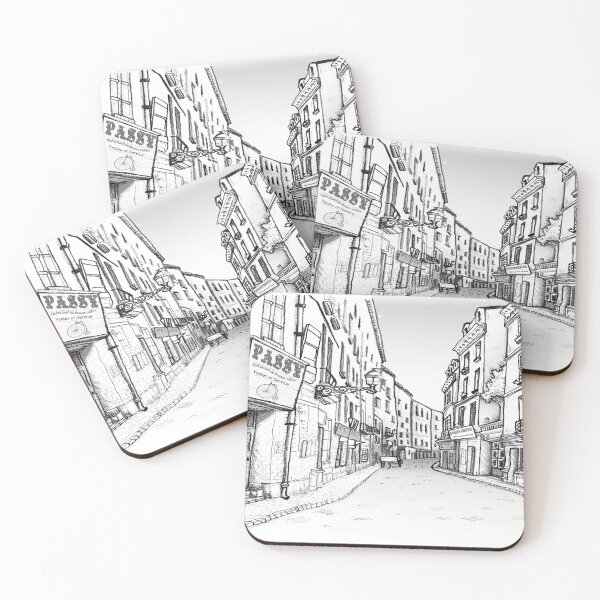 Item preview, Old Paris Street scene, early dawn designed and sold by Rusty Wright.