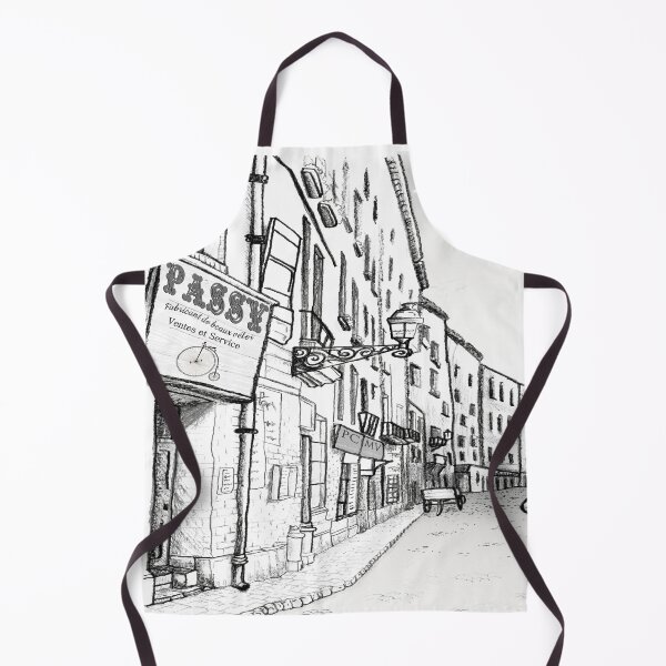 Item preview, Old Paris Street scene, early dawn designed and sold by Rusty Wright.
